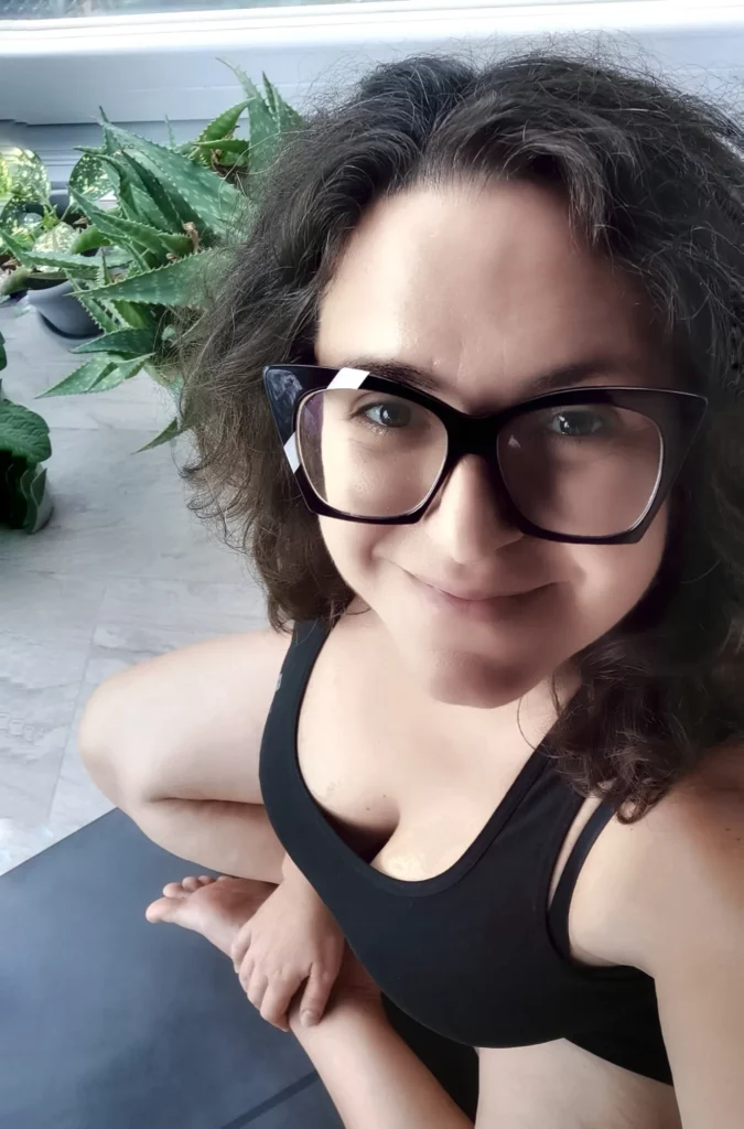 Ambra Caprile primo piano sul tappetino